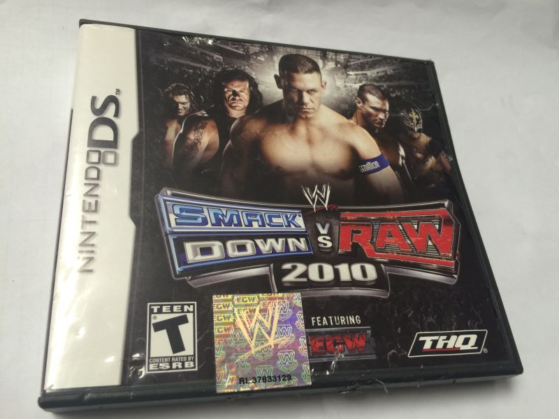 3ds可玩 nds WWE SmackDown vs Raw 2010 摔跤娱乐 摔角联盟 wwf