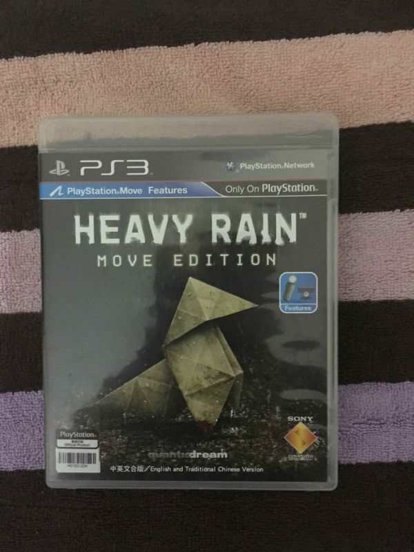 PS3正版二手游戏 暴雨 港版中文 支持MOVE