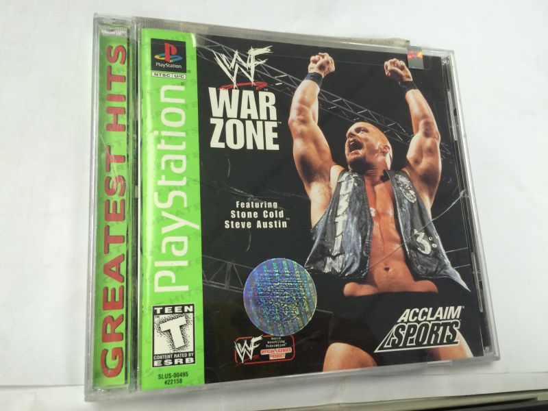 ps1 WWF War Zone 世界职业摔跤联盟 战区 wwe 美国摔角娱乐