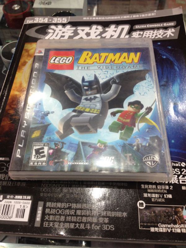 PS3  乐高蝙蝠侠 美版 初版