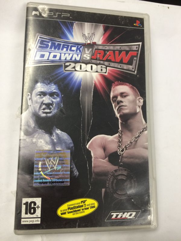 psp WWE SmackDown vs Raw 2006 美国摔角联盟 wwf 世界摔跤娱乐