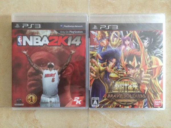 ps3日版圣斗士勇士 + NBA2K14