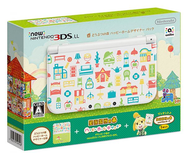 任天堂new 3DSLL动物之森限定机