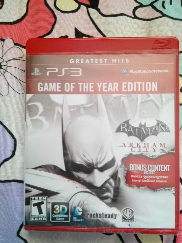 PS3 蝙蝠侠 阿克汉姆城 年度版 红盒