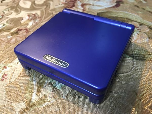 日版任天堂原装GBASP蓝色裸机 使用正常 按键灵敏 有卡带