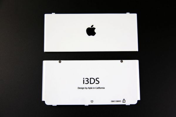 包邮 任天堂NEW 3DS彩壳；新小三专用外壳；致敬苹果版