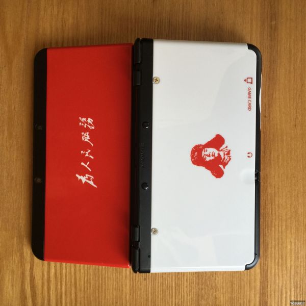 包邮 任天堂NEW3DS彩壳，致敬雷锋主题，新小三外壳