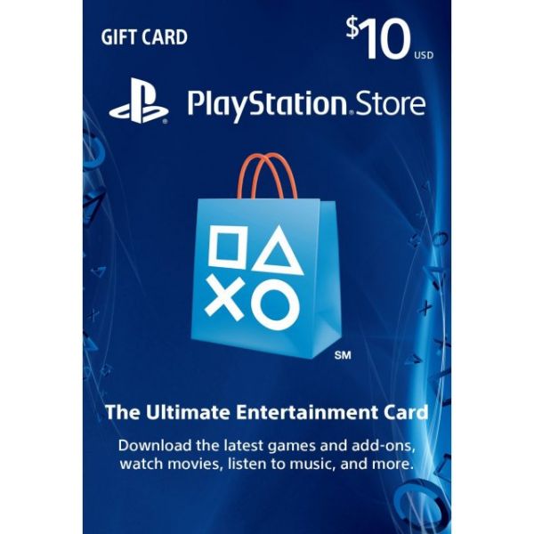 PlayStation PSN 美国 美服 US PSN 预付卡 点卡 10美金