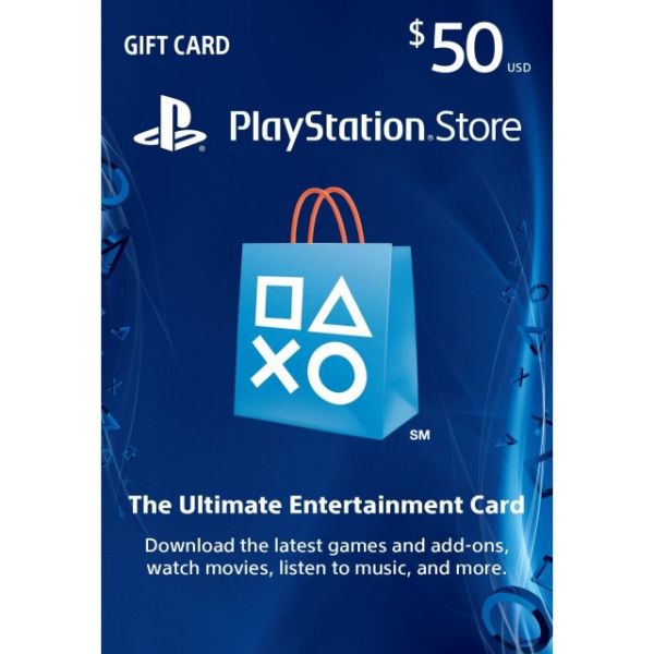 PlayStation PSN 美国 美服 US PSN 预付卡 点卡 50美金