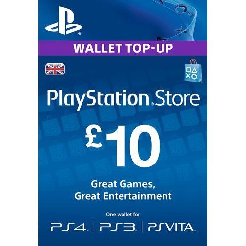 PlayStation PSN 英国 英服 UK PSN 预付卡 点卡 10英镑